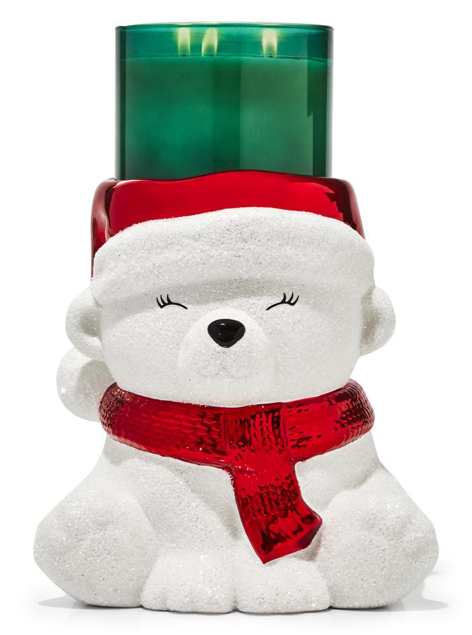 Santa Bear Pedestal
